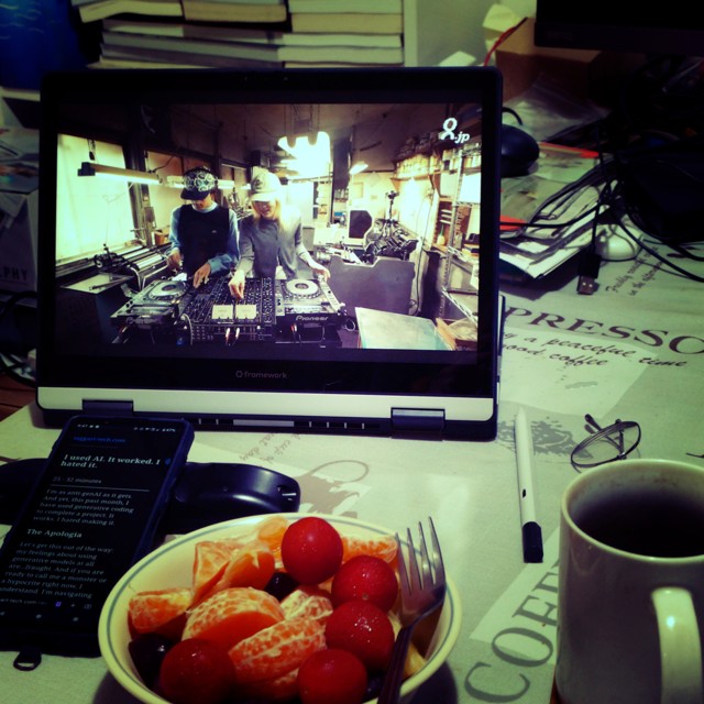 Image for New setup for weekend morning